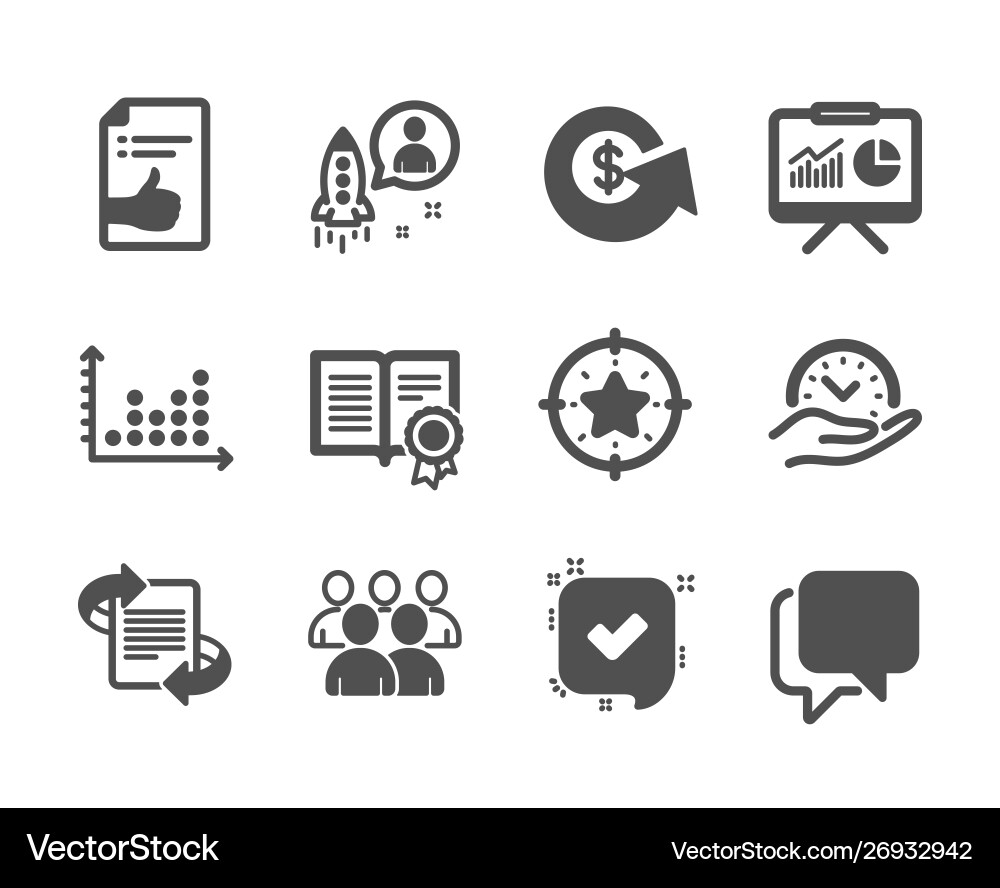 Set education icons such as confirmed safe Set education icons such as confirmed safe Vector Image