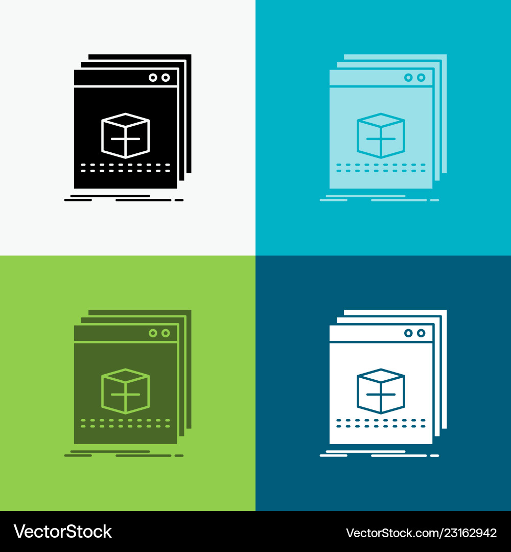 Software app application file program icon over Software app application file program icon over vector image
