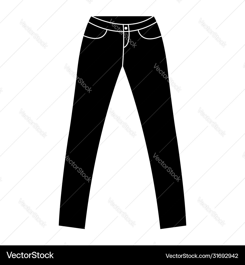 Trousers icon clothes clothing dress Trousers icon clothes clothing dress vector image