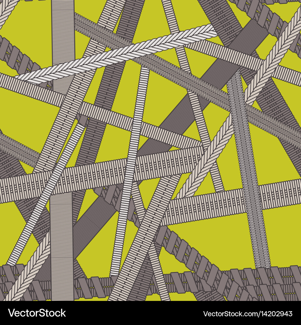 Abstract seamless texture with different vector image