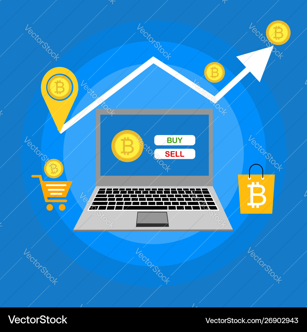 Blockchain scheme mining crypto currency server Blockchain scheme mining crypto currency server Vector Image
