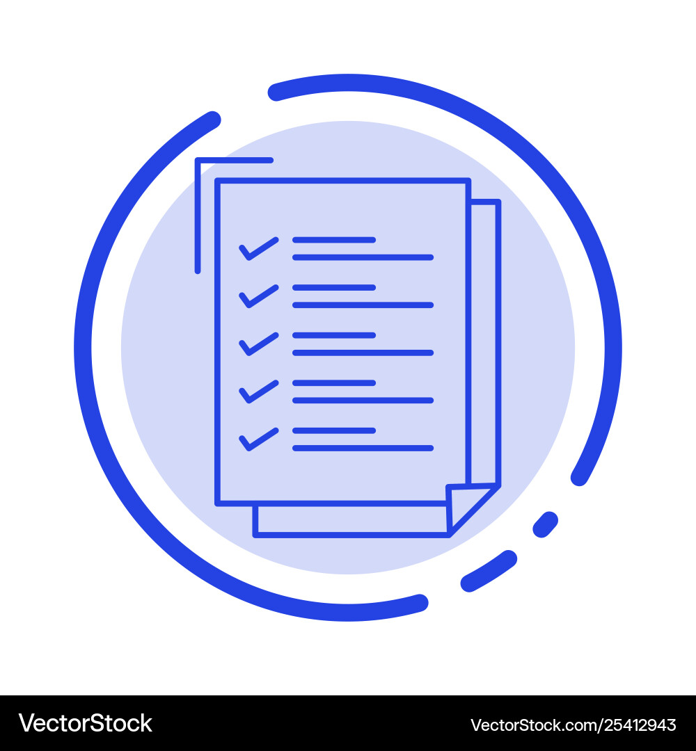 Checklist to do list work task notepad blue Checklist to do list work task notepad blue vector image