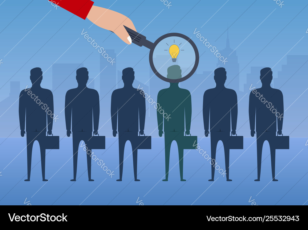 Curious man with question marks vector image