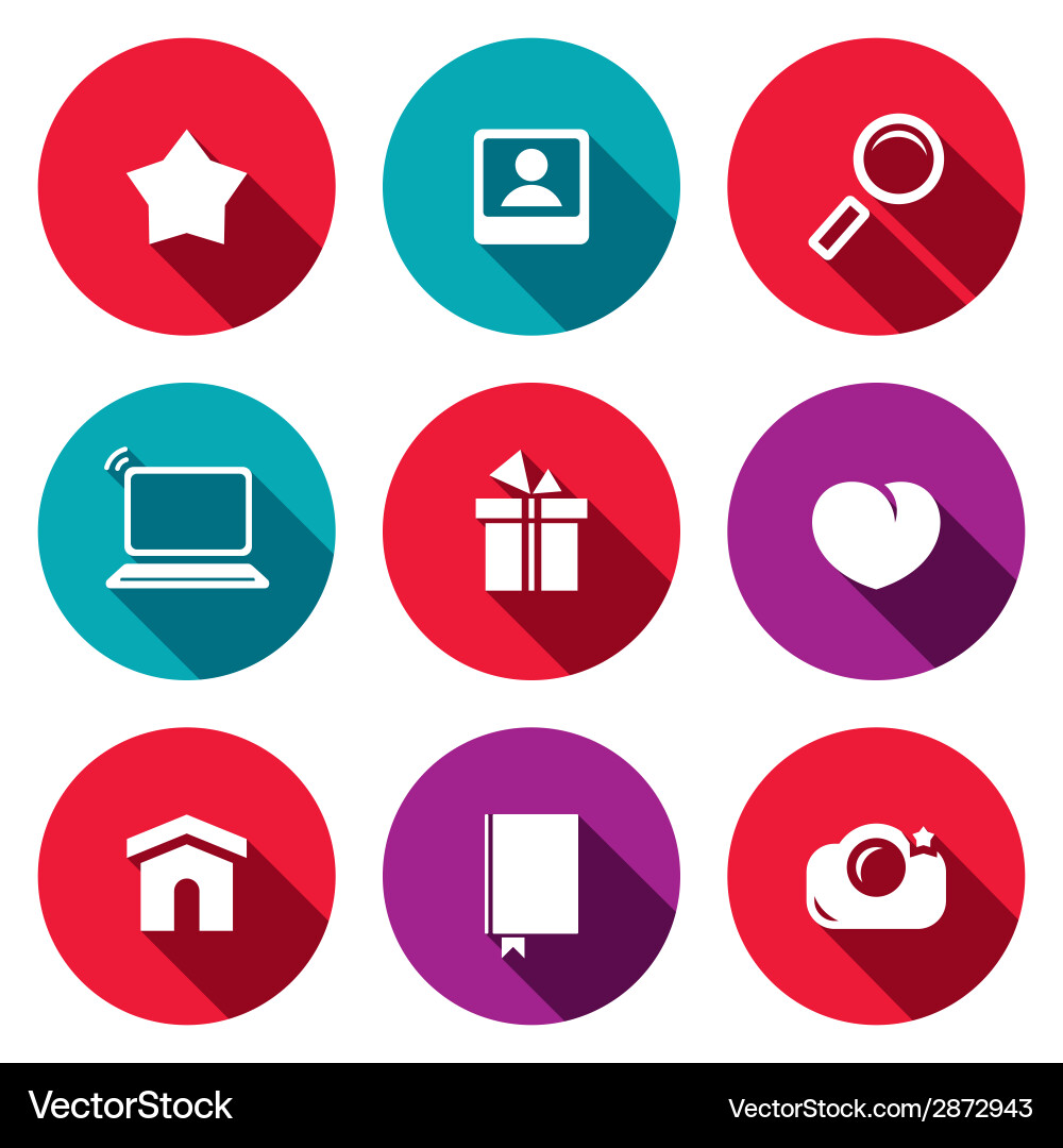 Design for web and mobile vector image