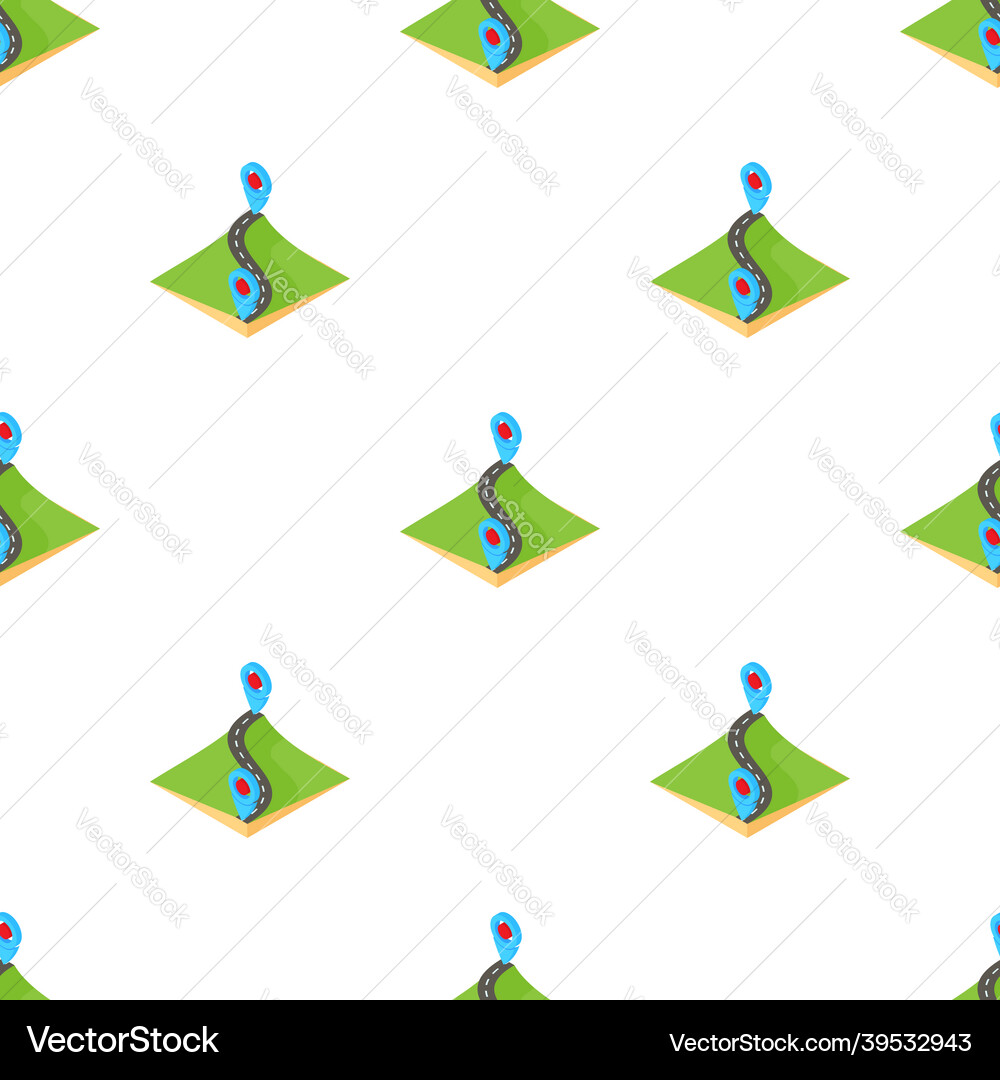 Route map pattern seamless Route map pattern seamless vector image