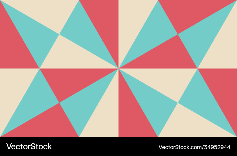 Abstract triangular background seamless pattern vector image