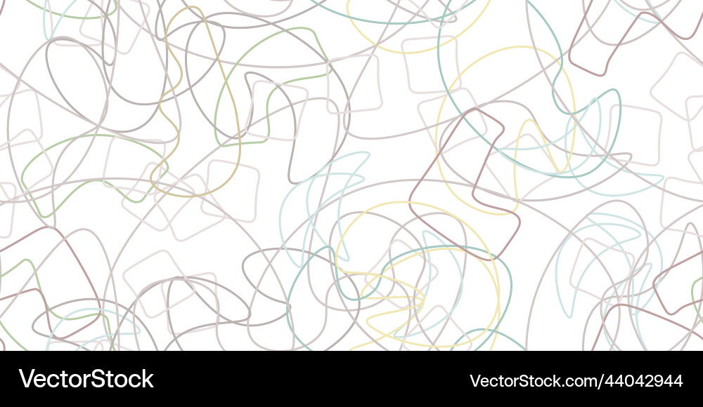 Chaotic simple seamless pattern textile one line Chaotic simple seamless pattern textile one line vector image
