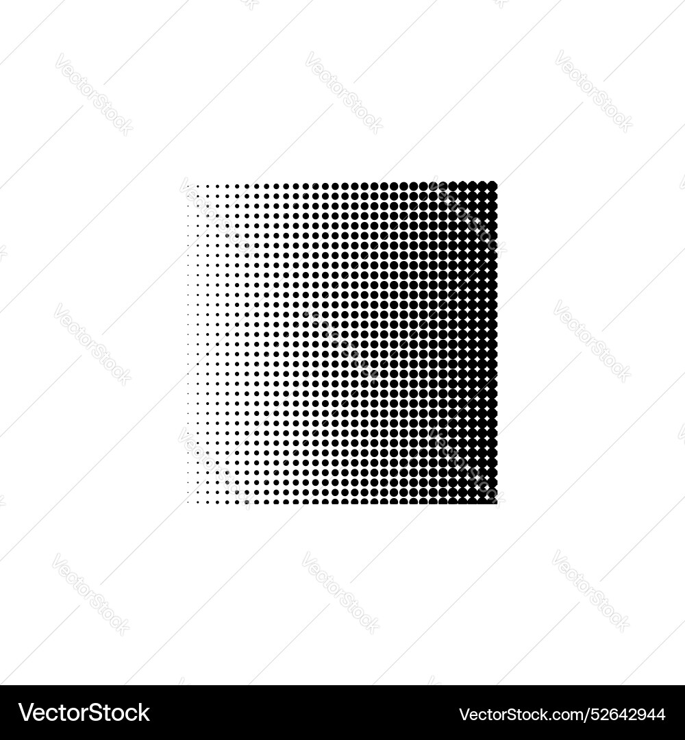 Geometric halftone effect pattern element Geometric halftone effect pattern element Vector Image