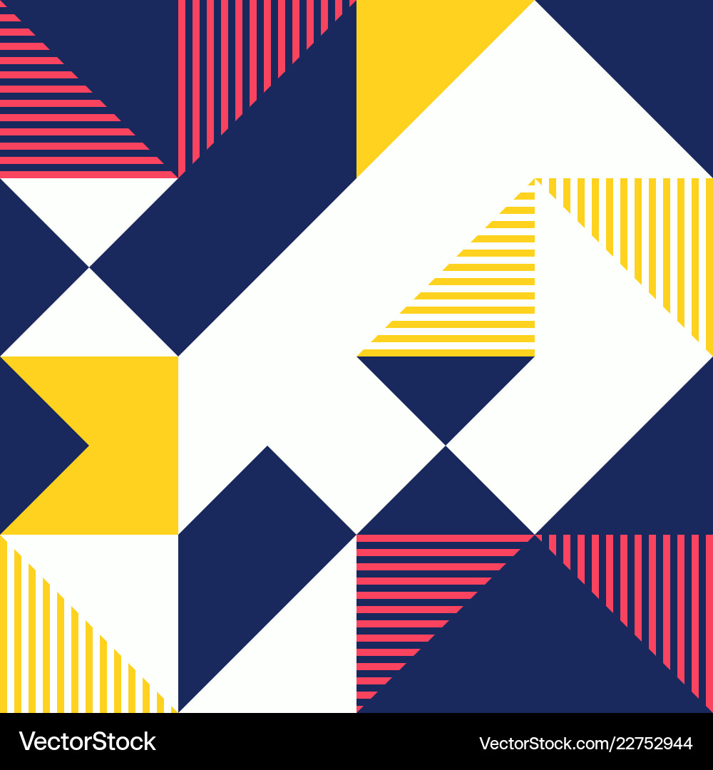 Geometric Minimalist Pattern Vector Image