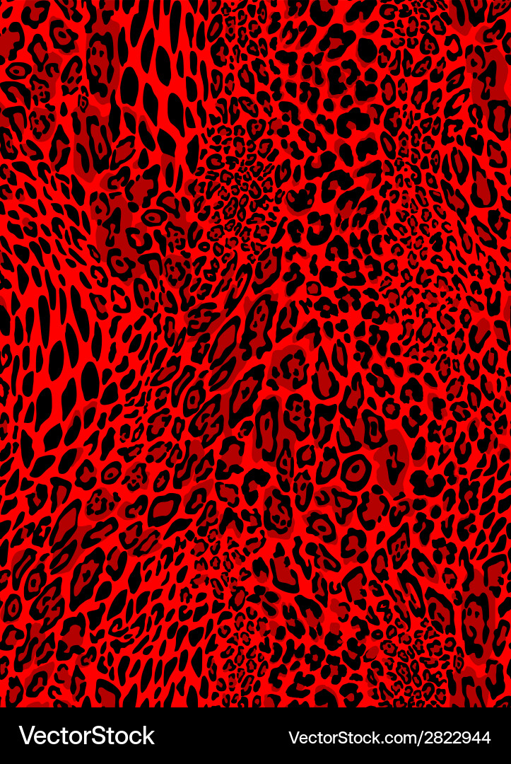 Leopard Seamless Pattern vector image