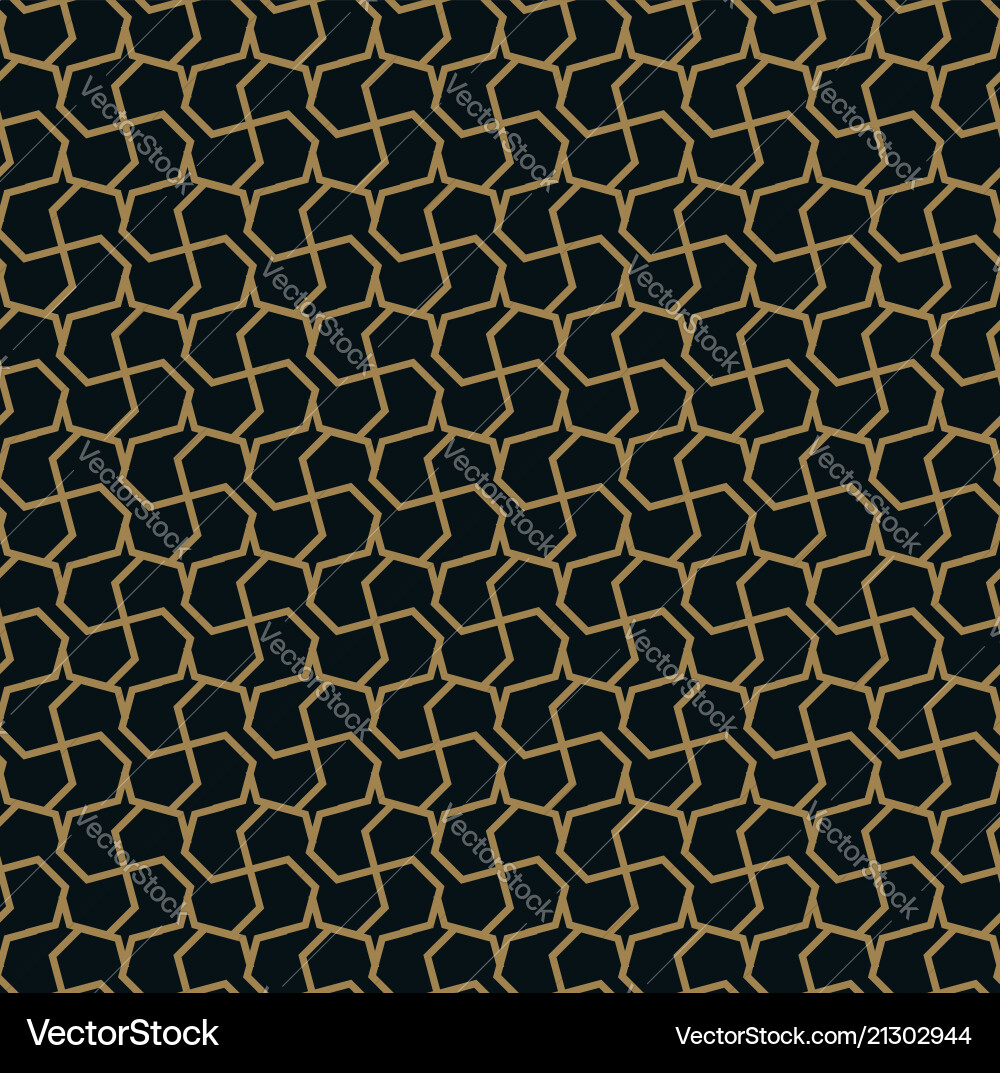 Seamless pattern of intersecting thin gold lines Seamless pattern of intersecting thin gold lines vector image