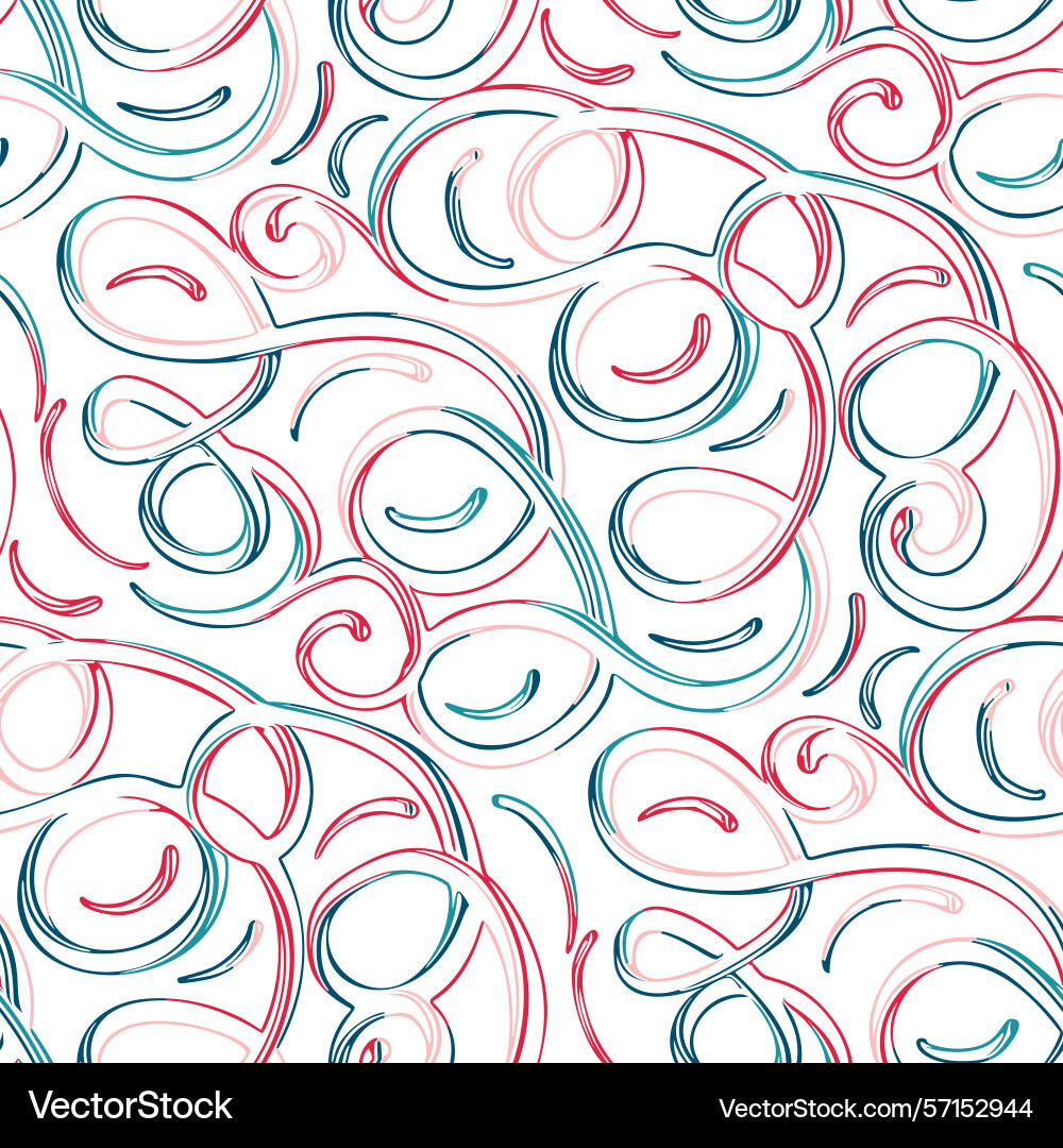 Seamless pattern with a simple abstract drawing Seamless pattern with a simple abstract drawing Vector Image