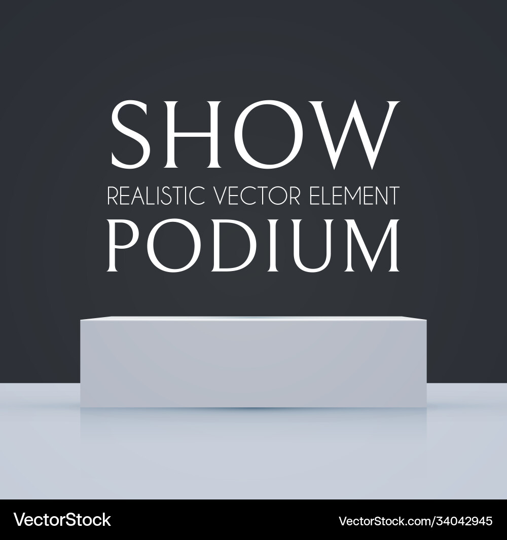 3d podium with soft reflection realistic minimal 3d podium with soft reflection realistic minimal vector image