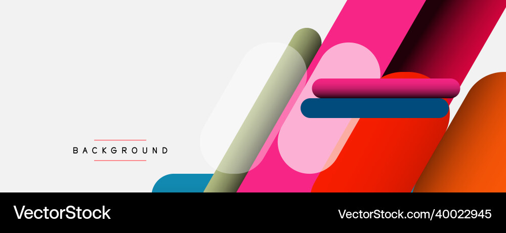 Abstract background round shapes lines Abstract background round shapes lines Vector Image