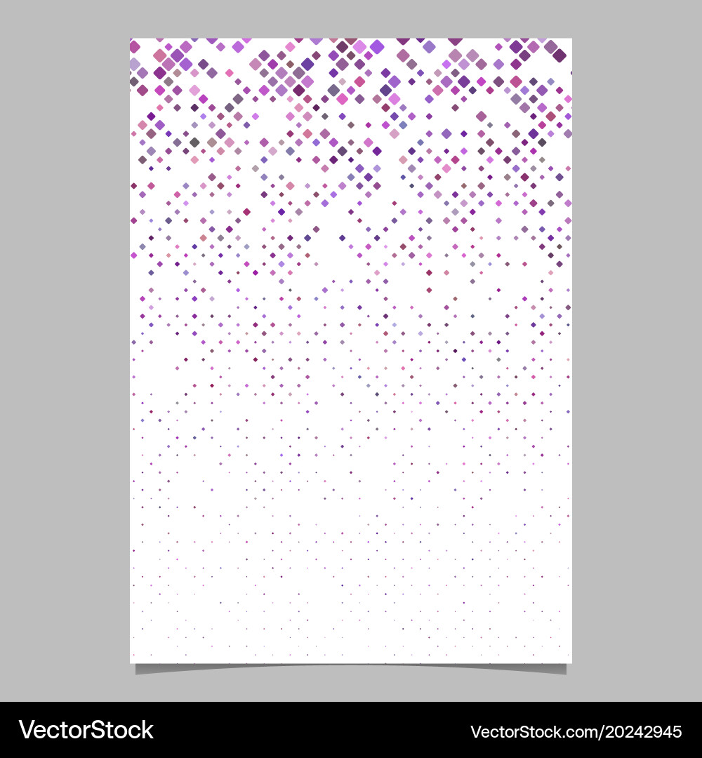 Geometric rounded square pattern background vector image