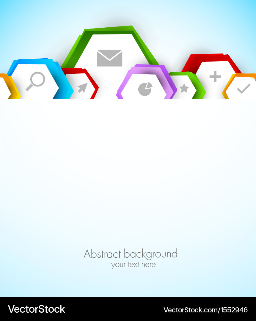 Abstract web template vector image