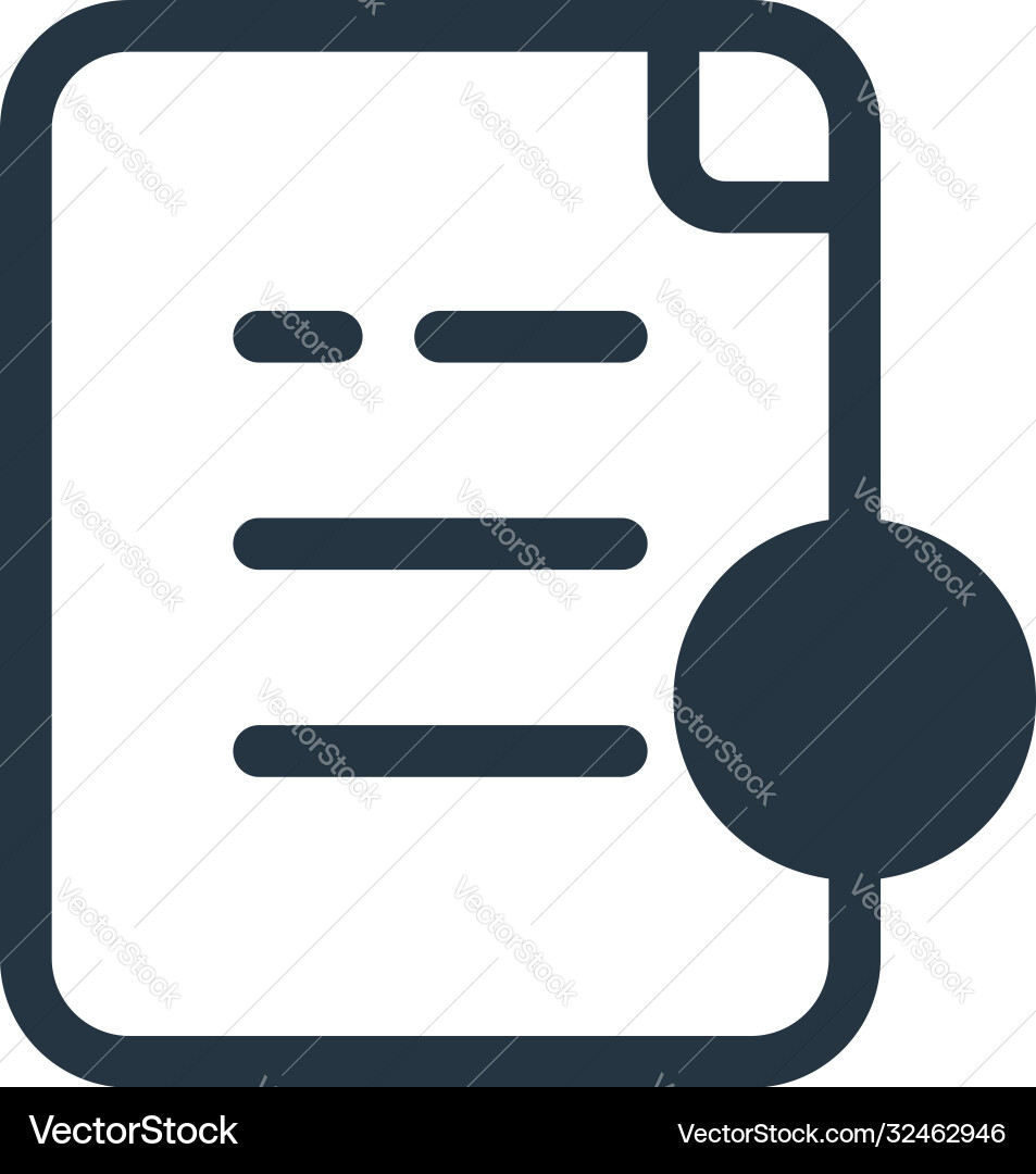 Add file icon editable stroke Add file icon editable stroke vector image