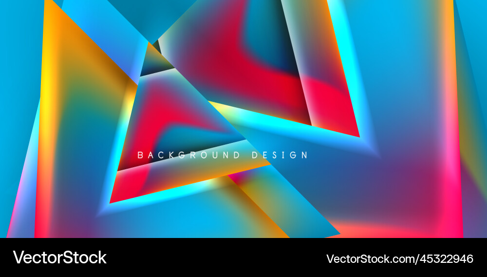 Futuristic triangle abstract background Futuristic triangle abstract background Vector Image