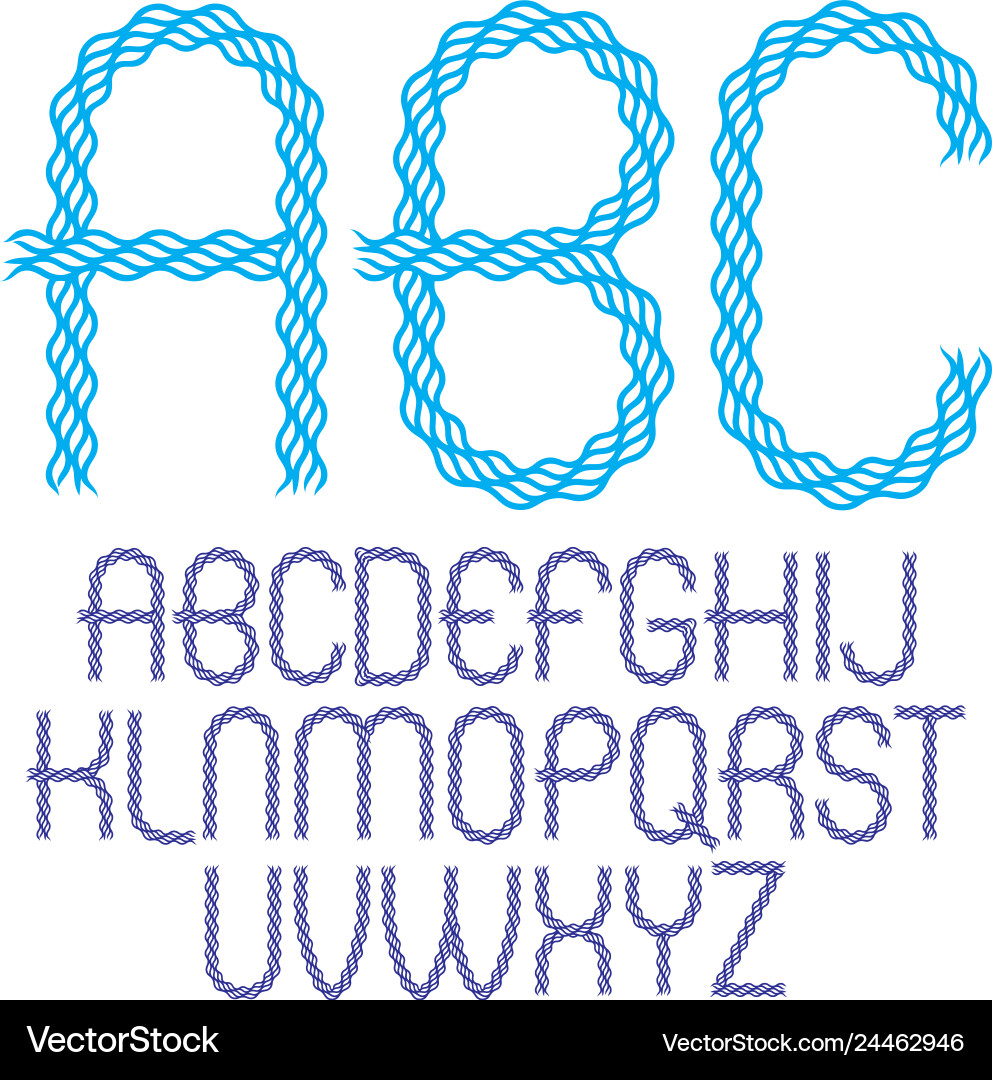 Kleiner Fall abgerundete Alphabet Buchstaben Sammlung Kleiner Fall abgerundete Alphabet Buchstaben Sammlung vektorbild