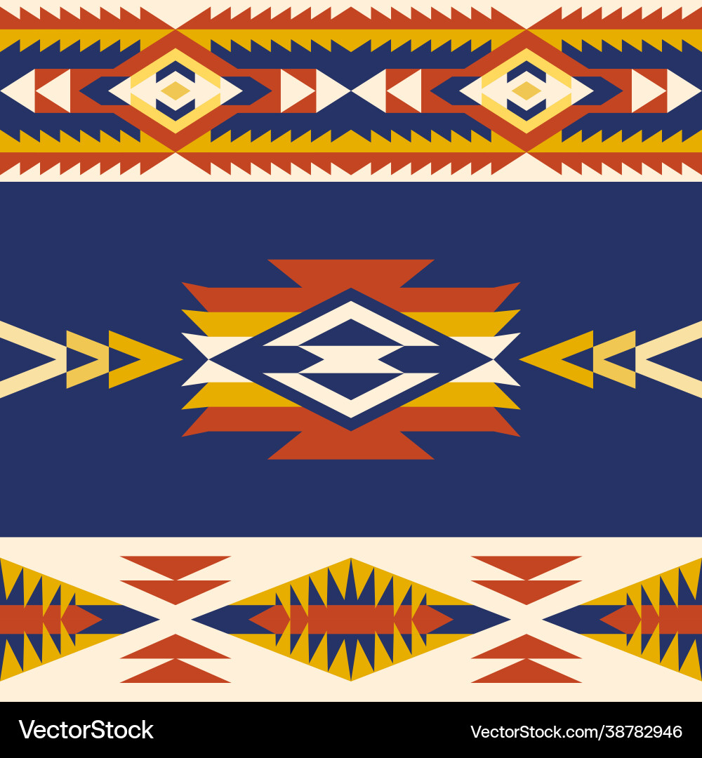 Native American Southwest Pattern Royalty Free Vector Image