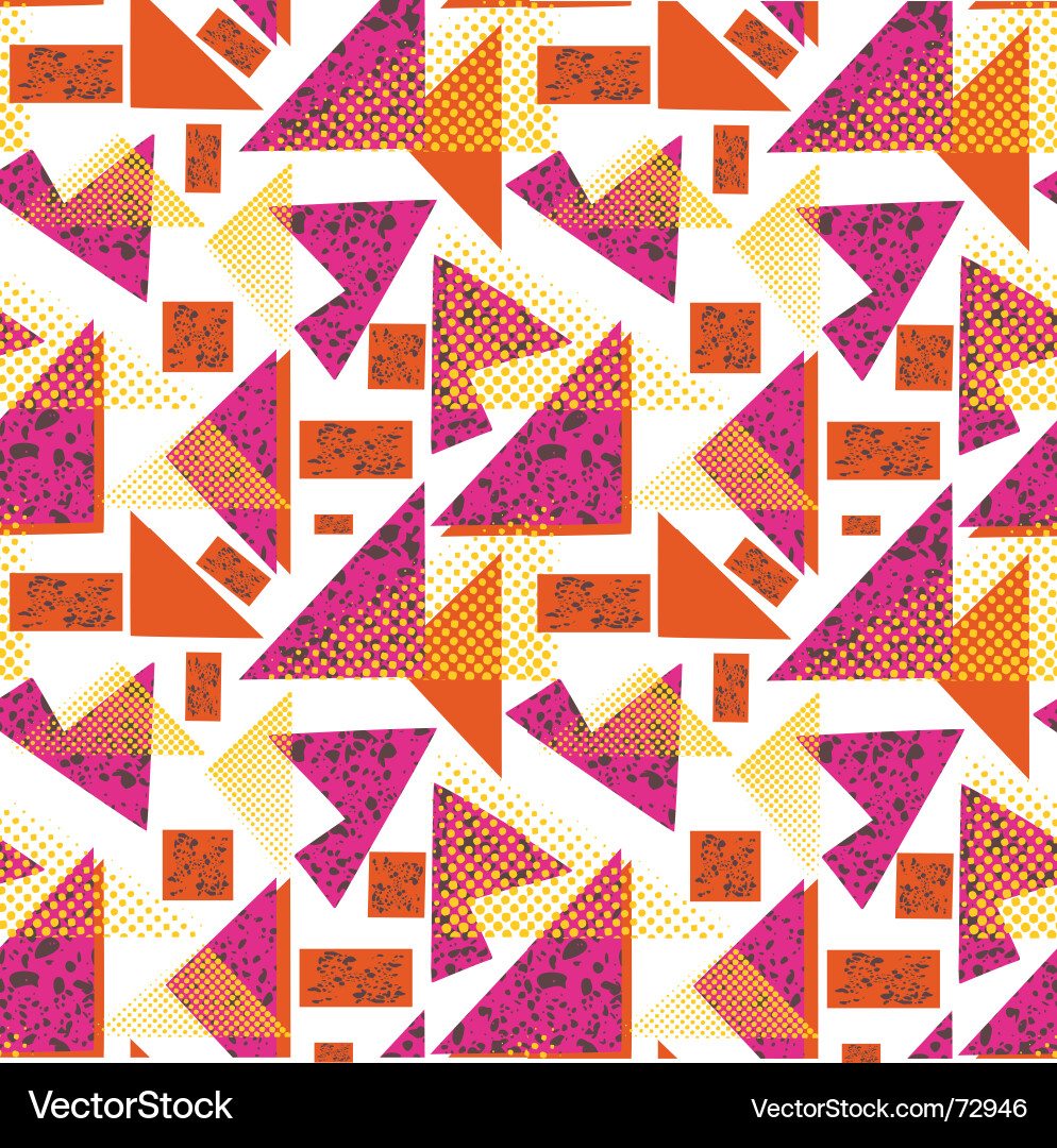 Retro Geometric Pattern vector image
