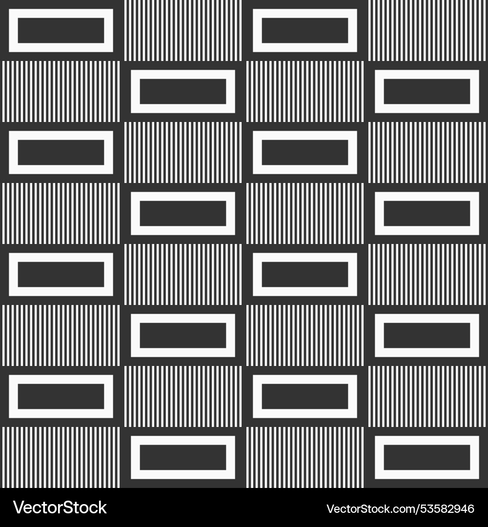 Seamless checkered pattern with filled vector image