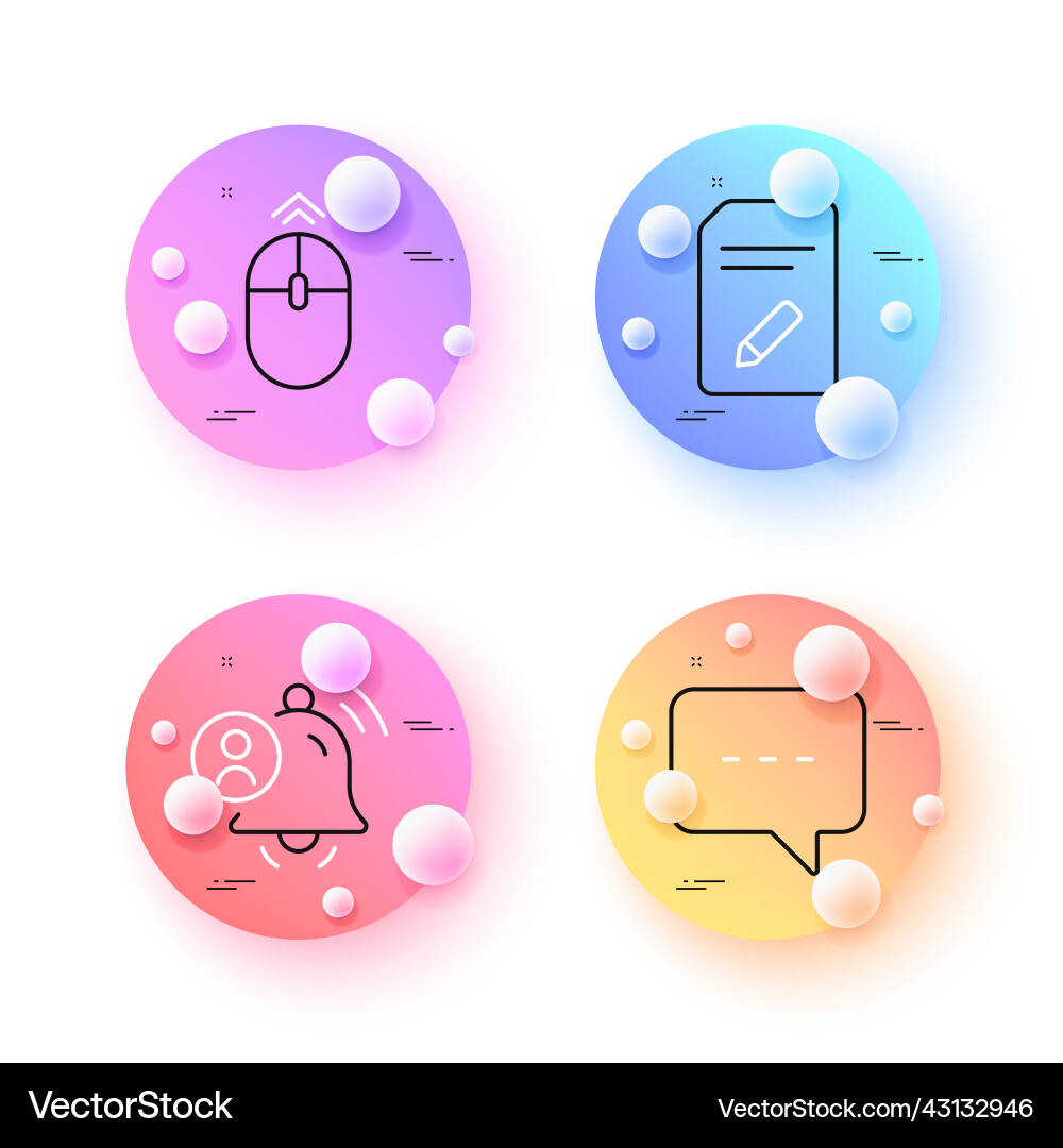 Swipe up blog and user notification minimal line Swipe up blog and user notification minimal line vector image