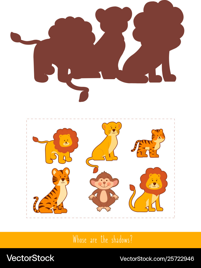 Whose are shadows Whose are shadows vector image