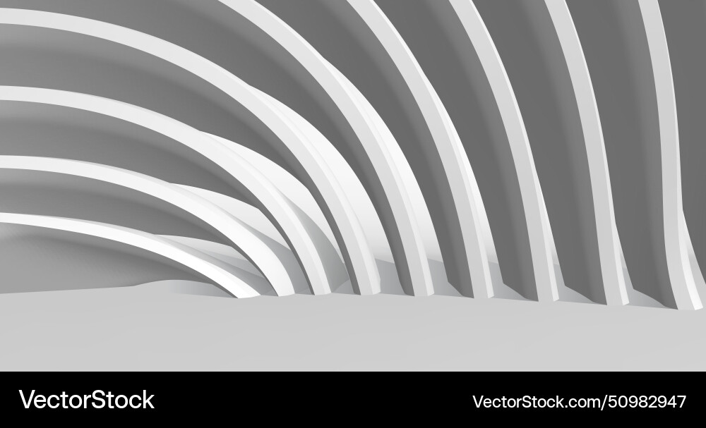 Abstract image of a curved line in light vector image