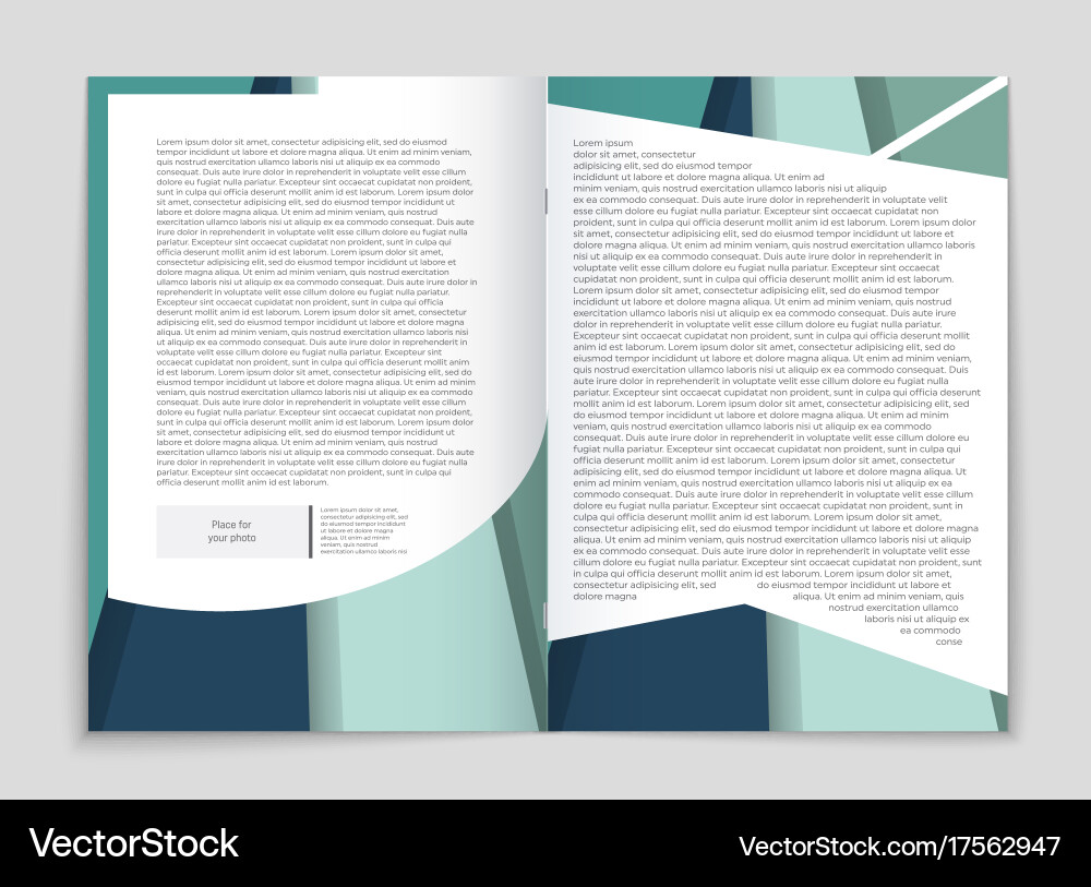 Abstract layout background set for art vector image