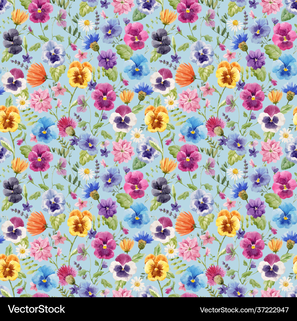 Beautiful seamless floral pattern Beautiful seamless floral pattern Vector Image