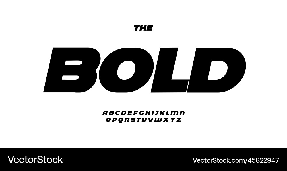 Bold sport alphabet fett italic Buchstaben groß Bold sport alphabet fett italic Buchstaben groß vektorbild