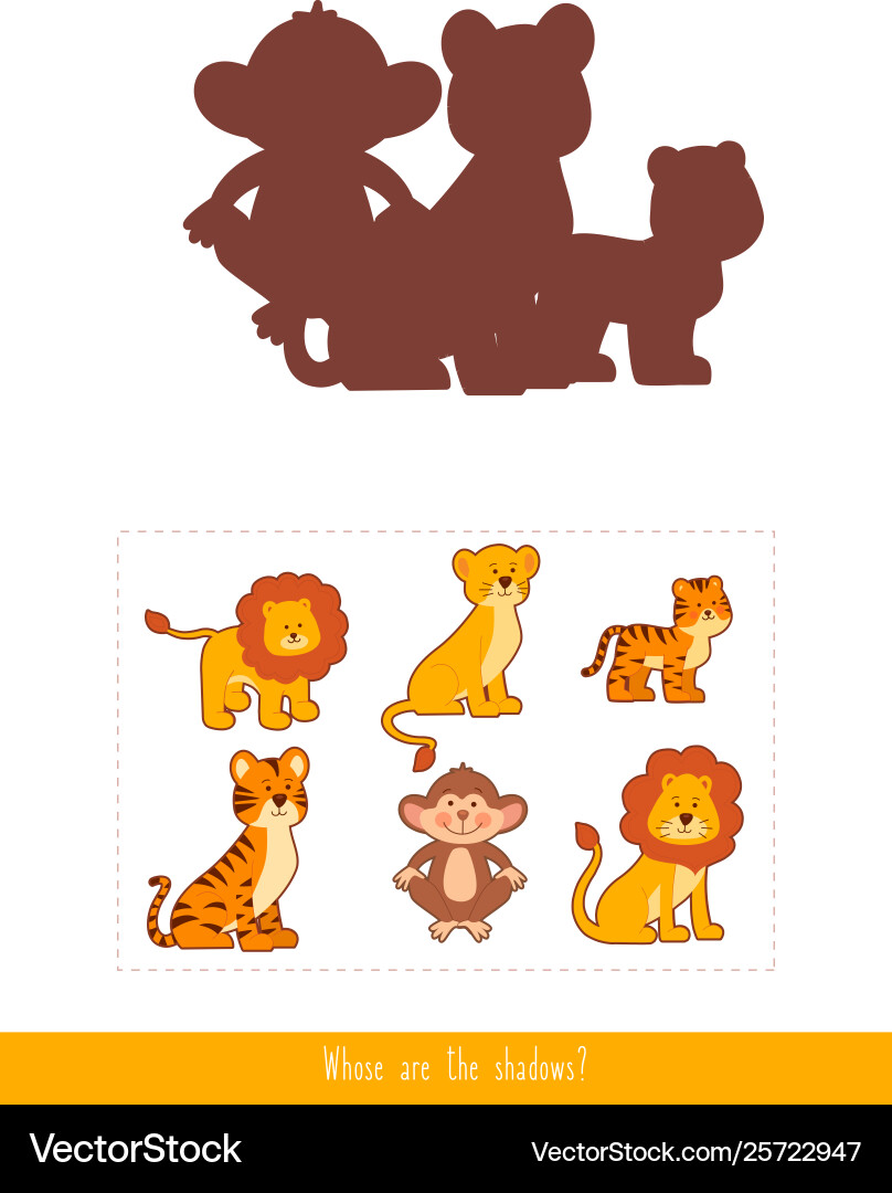 Whose are shadows Whose are shadows vector image