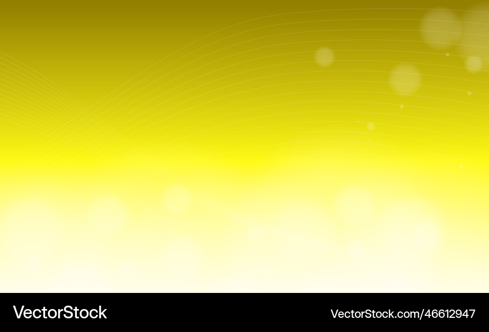 Yellow abstract background with line wave style Vector Image