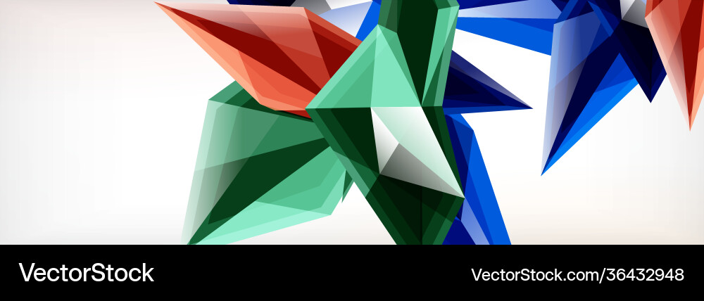 3d triangles and pyramids abstract 3d triangles and pyramids abstract vector image
