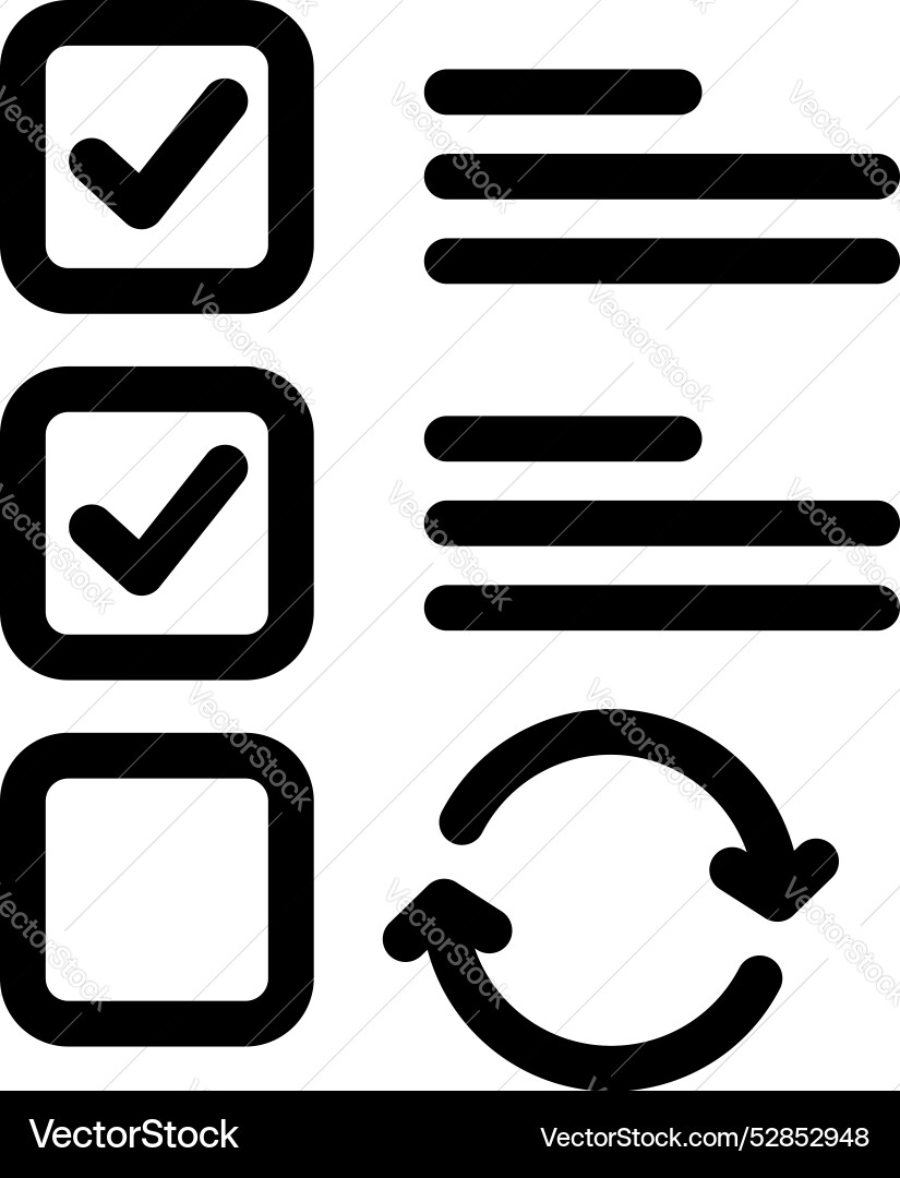 Check mark icon showing concept of approving Check mark icon showing concept of approving vector image