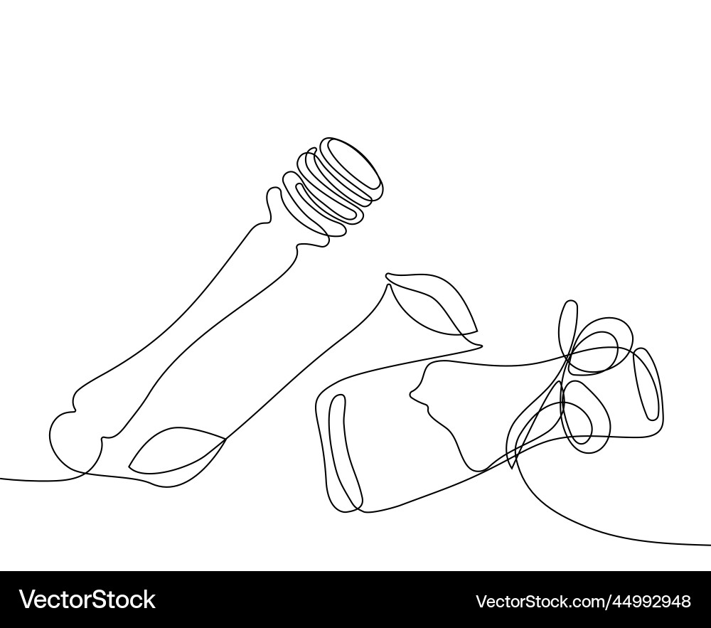 Continuous drawing of one line top view Continuous drawing of one line top view Vector Image