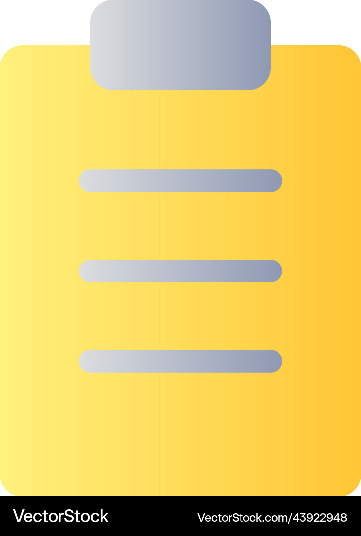 Filled tablet flat gradient two-color ui icon vector image