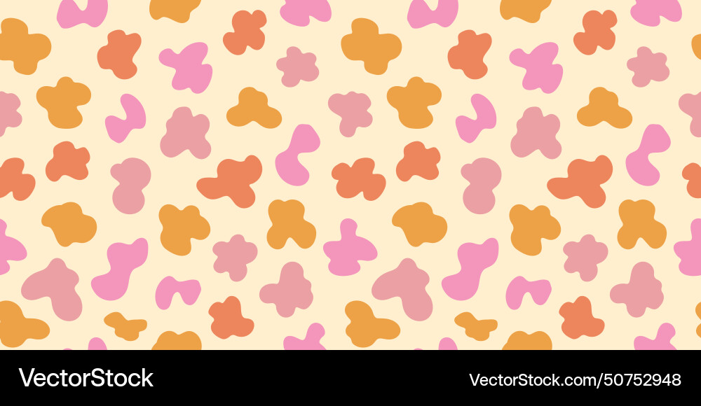 Groovy seamless pattern in retro trippy style Groovy seamless pattern in retro trippy style vector image