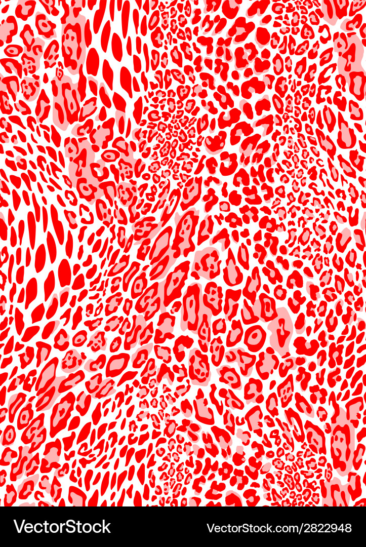 Leopard Seamless Pattern vector image