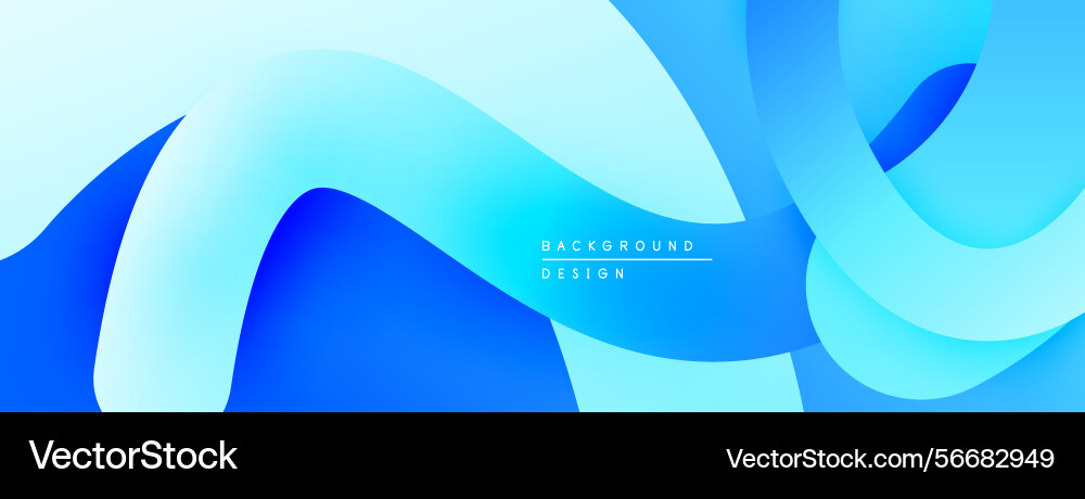 Abstract blue waves create dynamic background Abstract blue waves create dynamic background vector image