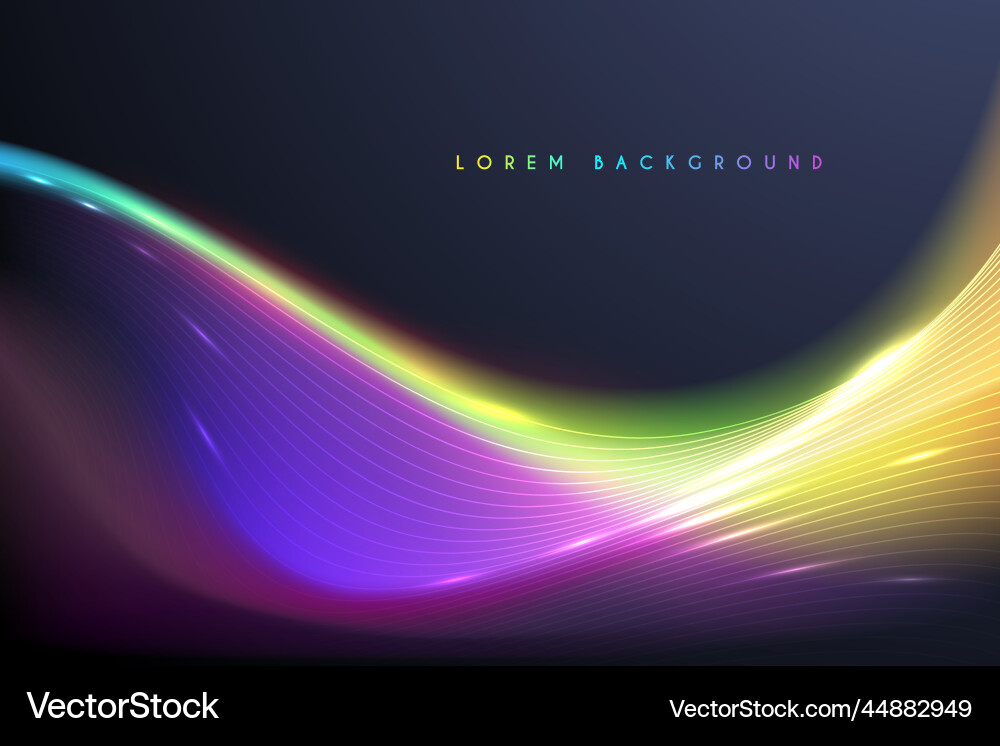 Abstract color light lines background Abstract color light lines background vector image