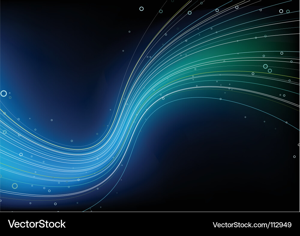 Abstract Curved Lines Background vector image