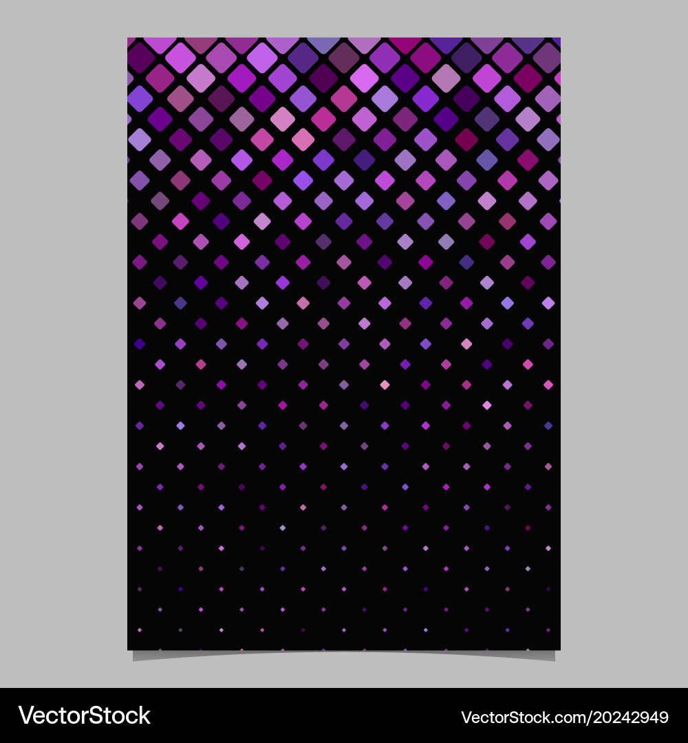 Abstract diagonal square pattern background flyer vector image