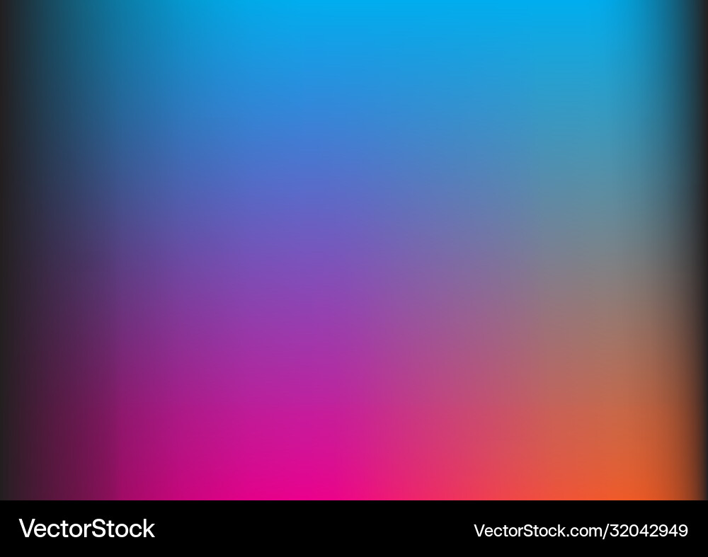 Abstract soft multi-color gradient background vector image