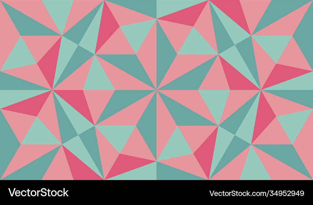 Abstract triangular background seamless pattern vector image