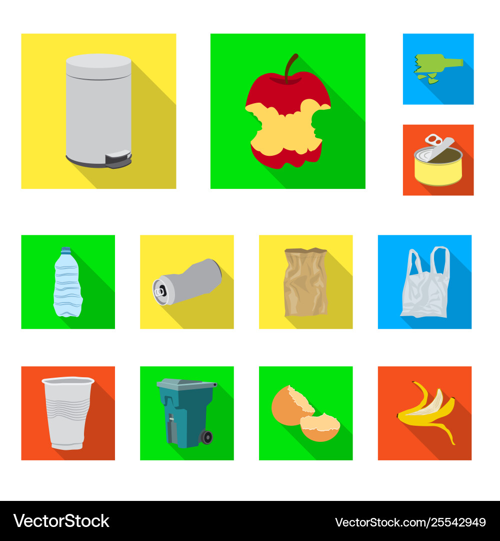 Dump and sort icon set Dump and sort icon set vector image