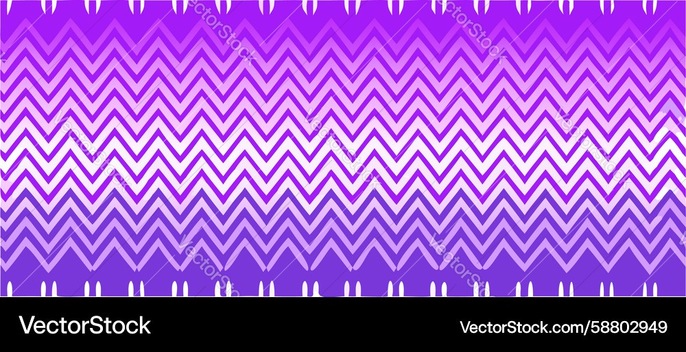 Gradient purple zigzag pattern with textured Vector Image