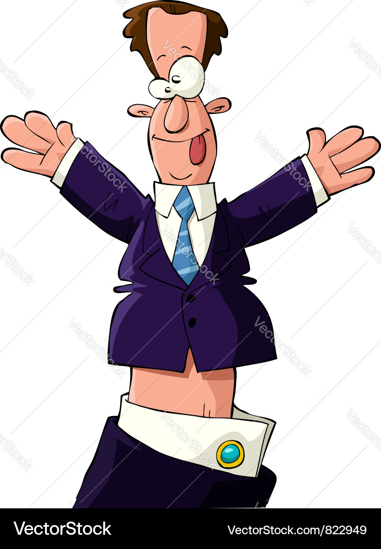 Hand Puppet Character Vector Image