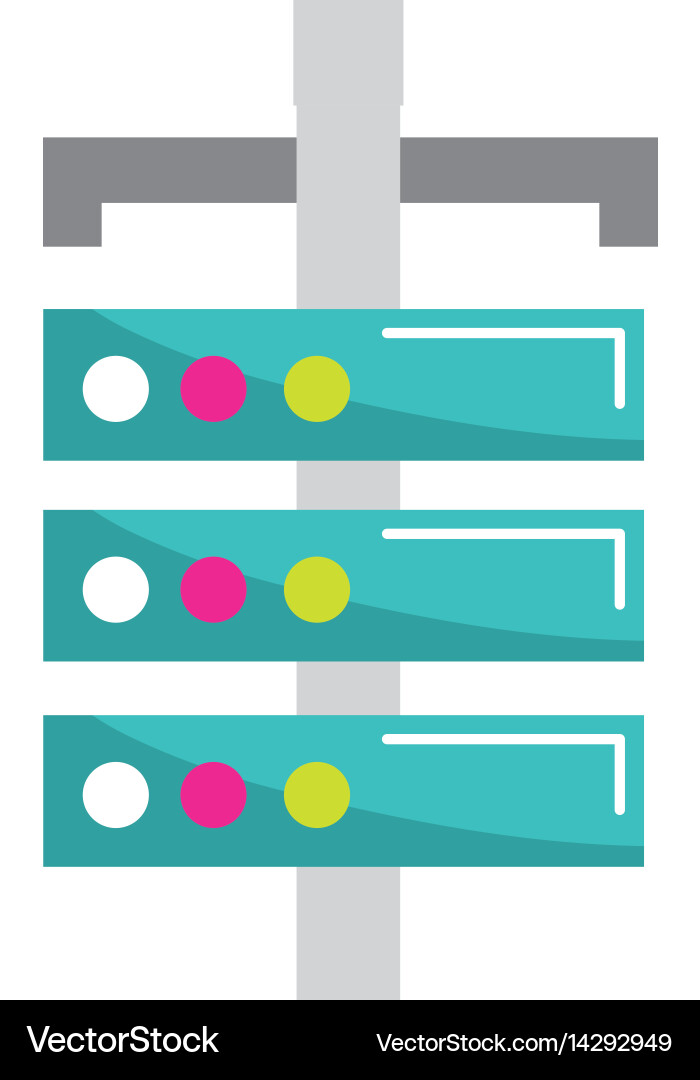 Network computer server data information Vector Image